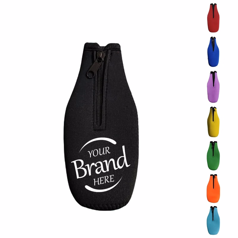 Zip-Up Beer Bottle Insulator Sleeve