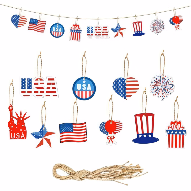 10PCS 4th of July Decorations Set for Independence Day