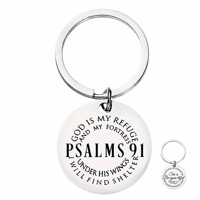Round Stainless Steel Key Ring