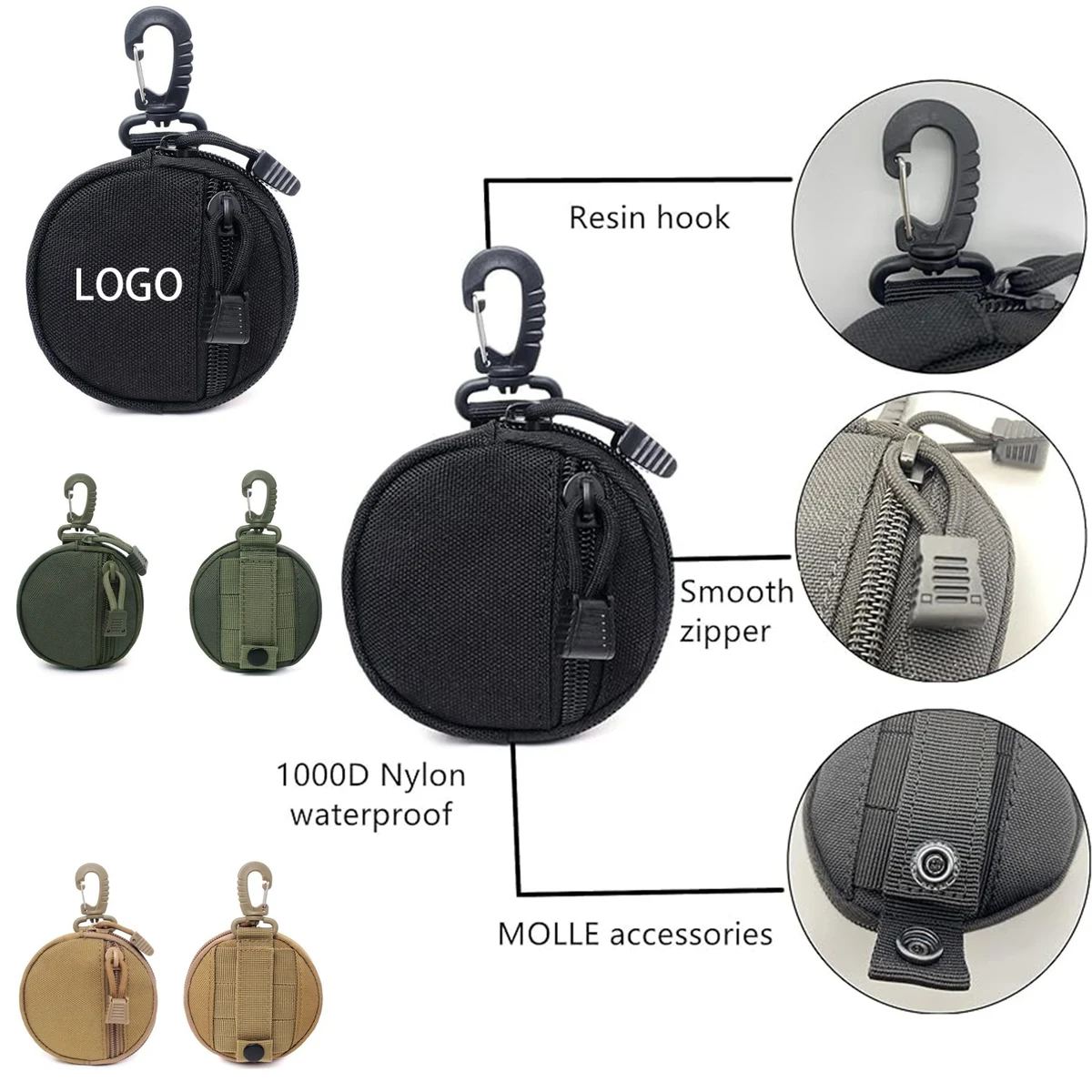 Tactical Coin Purse Keychain 1