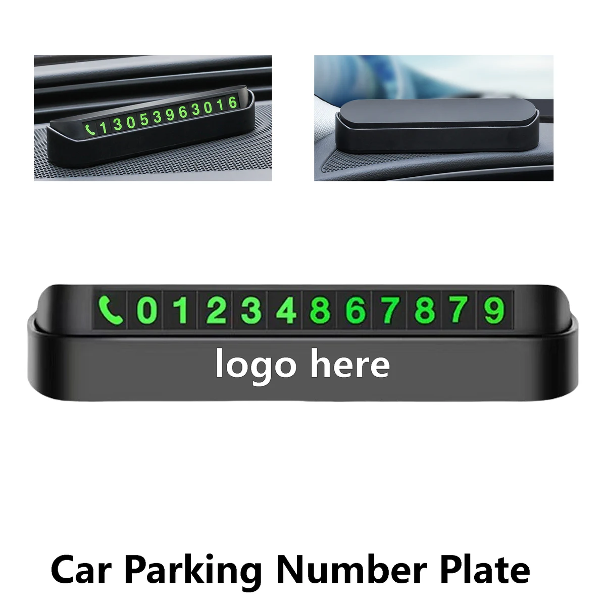 Custom Parking Sign & Emergency Holder 1