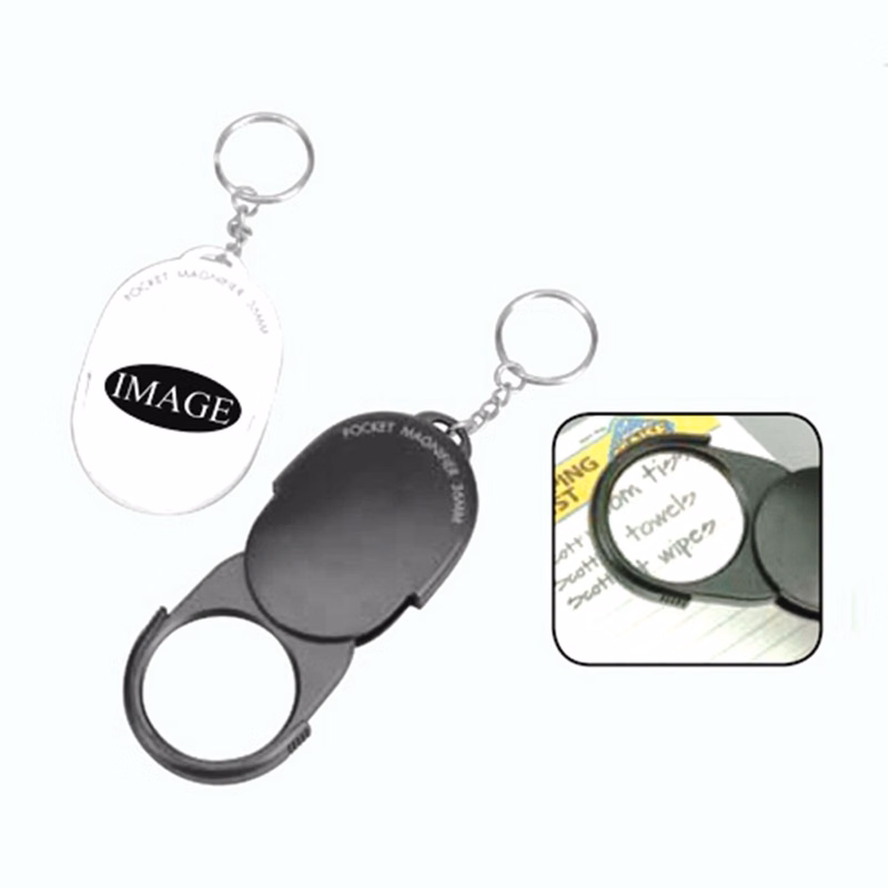 3X Pocket Magnifier with Key Chain