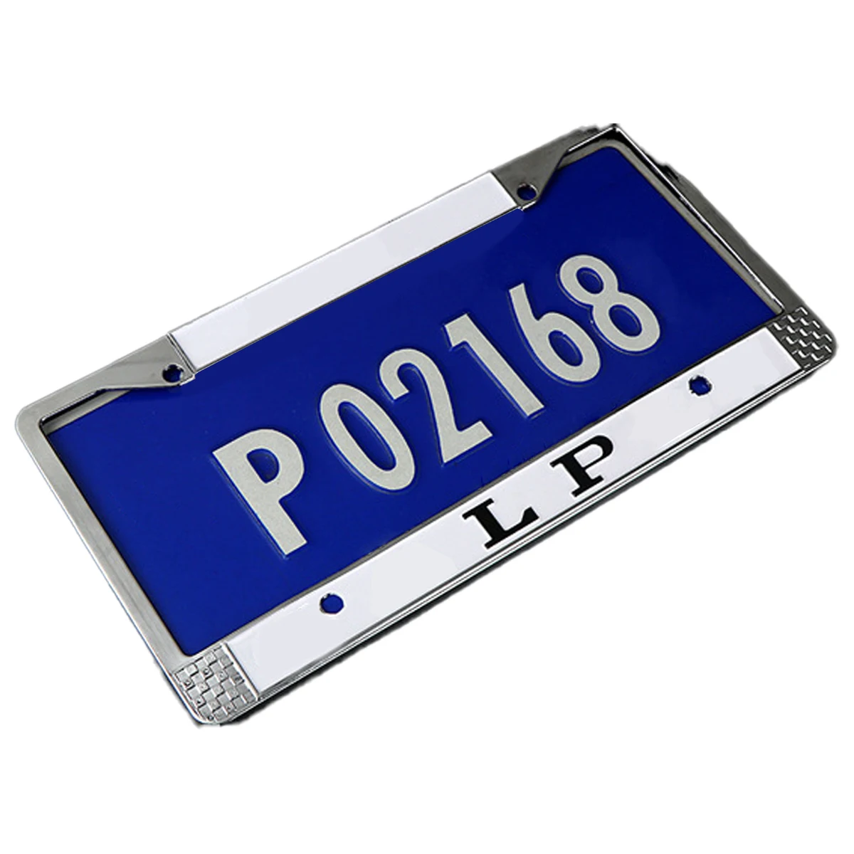 Embossed Letter License Plate Frame 1