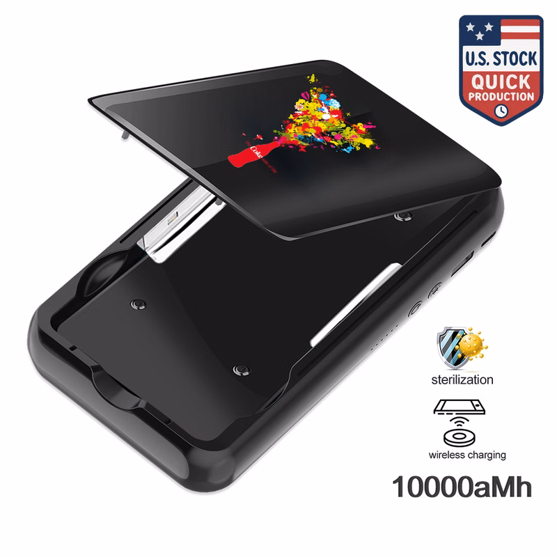10000mAh Power Bank with UV Sterilizer & USB-C Charging