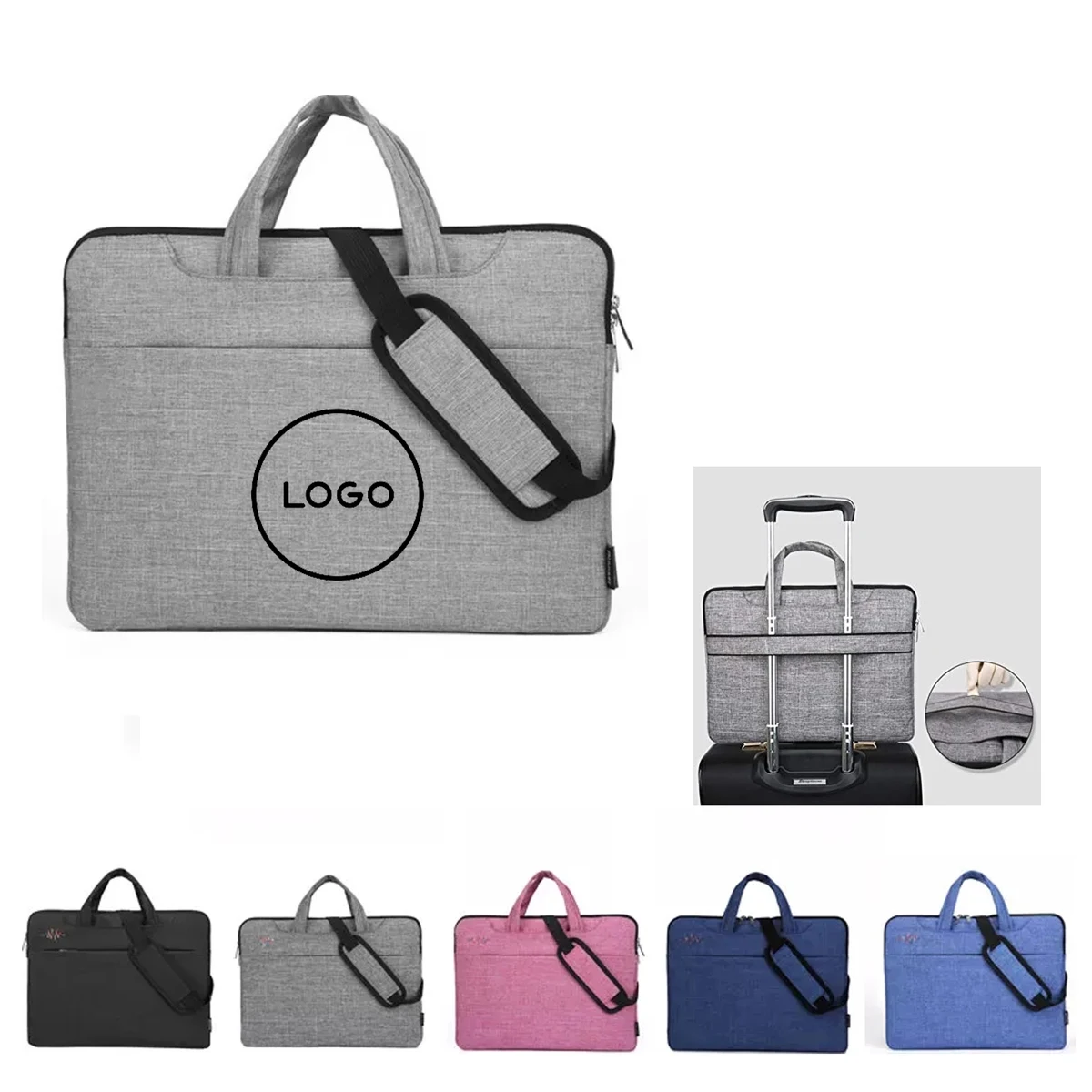 14" Briefcase Shoulder Messenger Bag 1