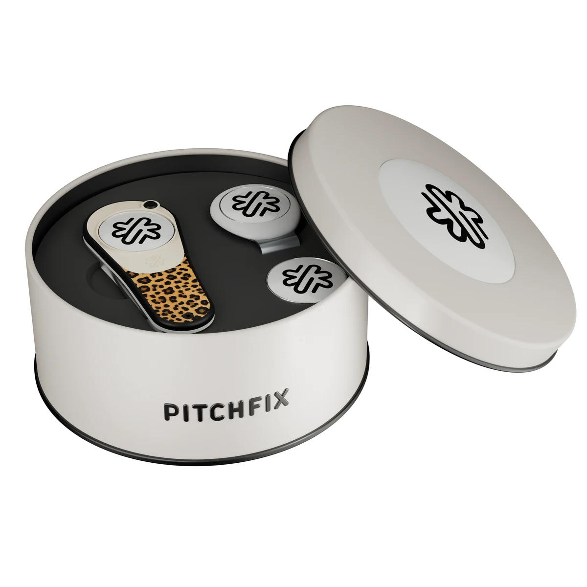 Pitchfix Ultima Golf Divot Tool in Round Tin 1