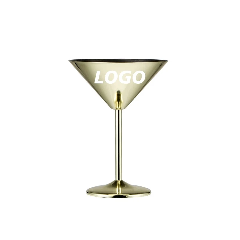 Custom 7 oz Stainless Steel Margarita Glasses 1