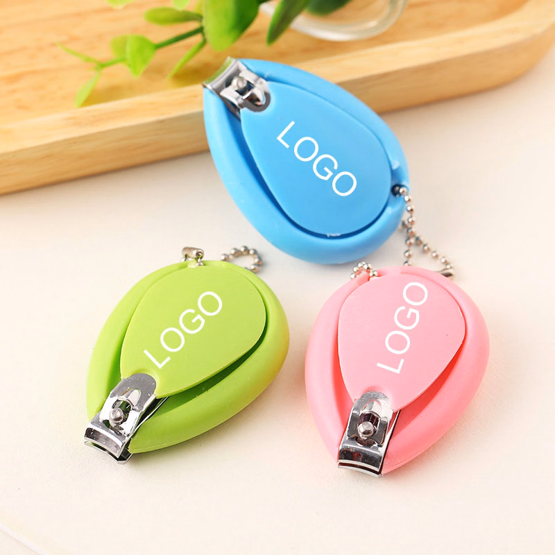 Waterdrop Shape Stainless Baby Nail Cutter With Chain