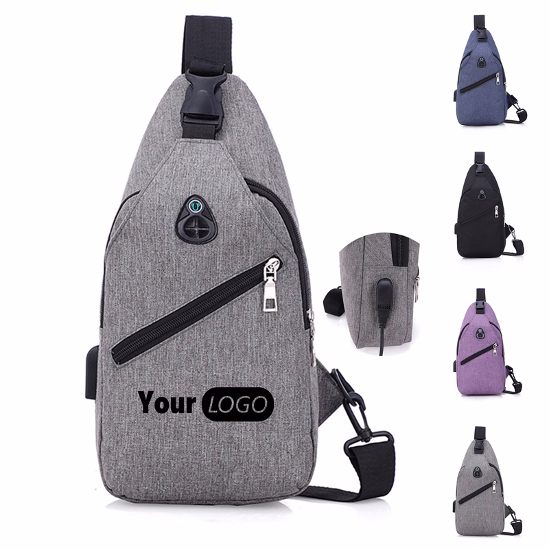 Outdoor Chest Bag with Charging Port