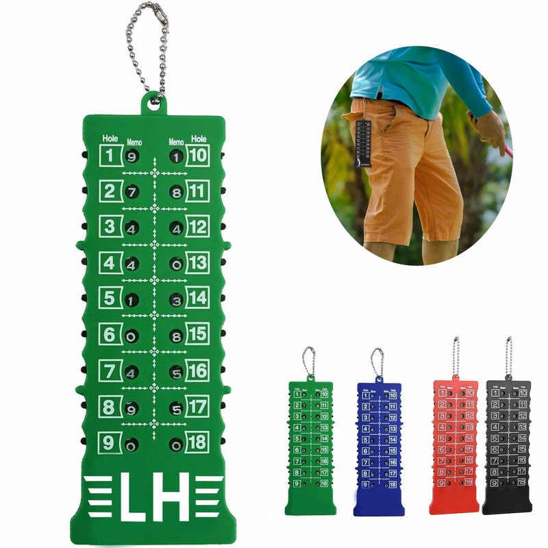 Portable Golf 18 Hole Strip Scorecard