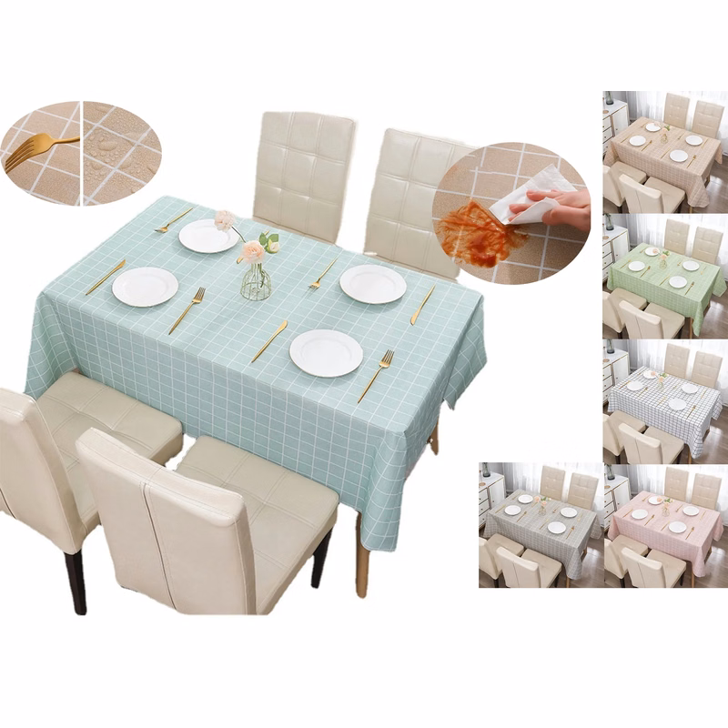 PVC Checkered Tablecloth