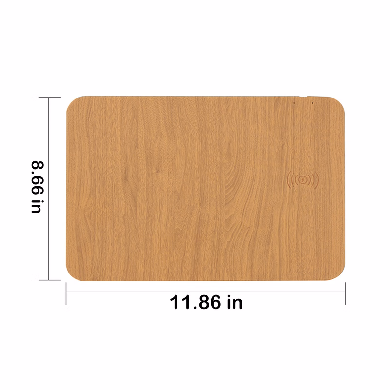 Wooden Wireless Charger - Slim & Stylish Design
