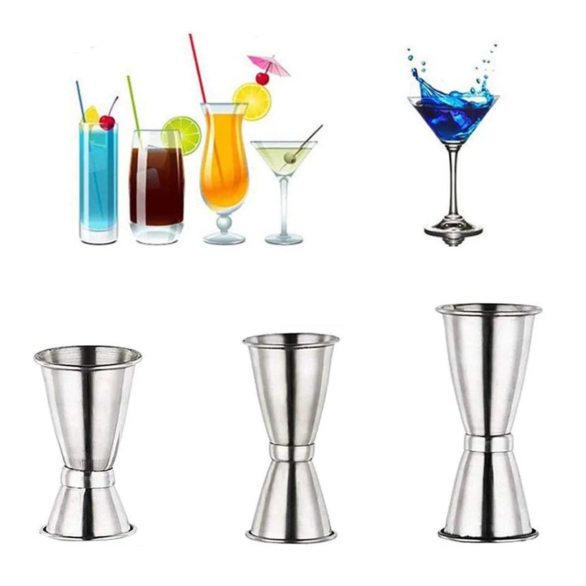 Double Bar Cocktail Jigger 1