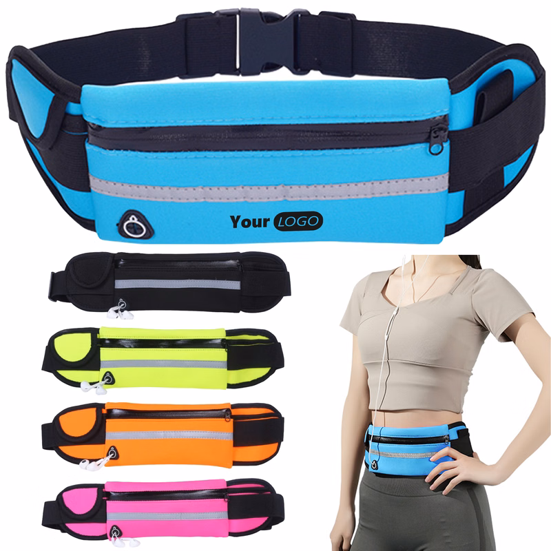 Canvas Outdoor Close Fitting Sports Waist Bag