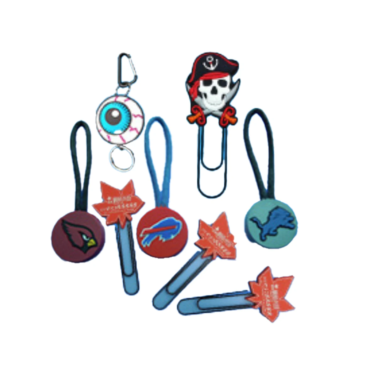 Molded PVC Keychain With Custom Design 1