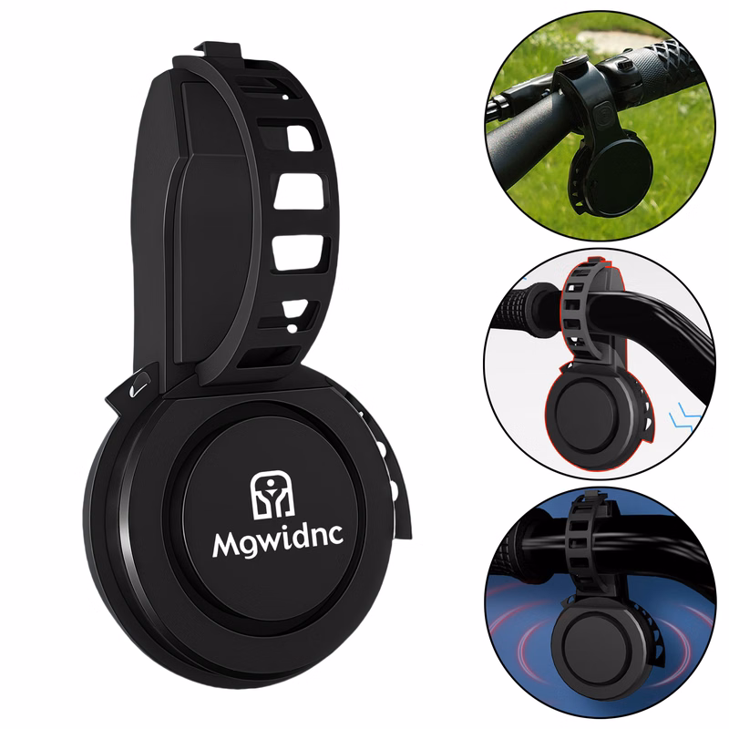 Bike Horn Electric Bicycle Bell for Mountain Bike Kids USB Rechargeable Loud 120dB Waterproof