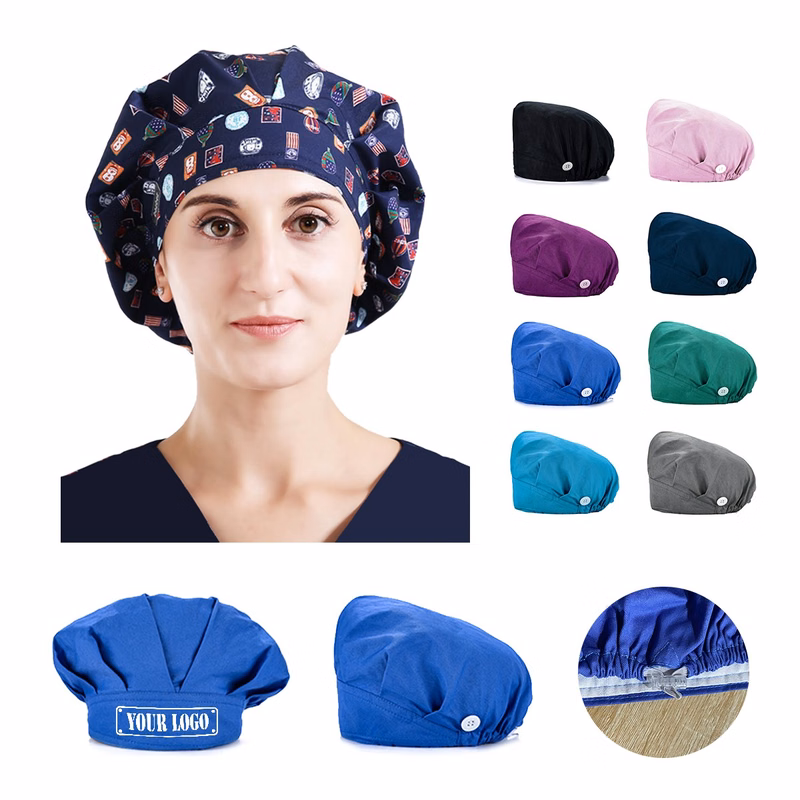 Unisex Bouffant Scrub Hat