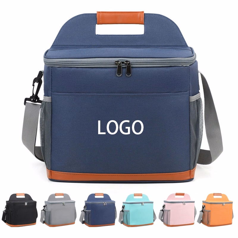 Outdoor Oxford Insulated Cooler Bag with Thickened Aluminum Foil for Camping and Picnics