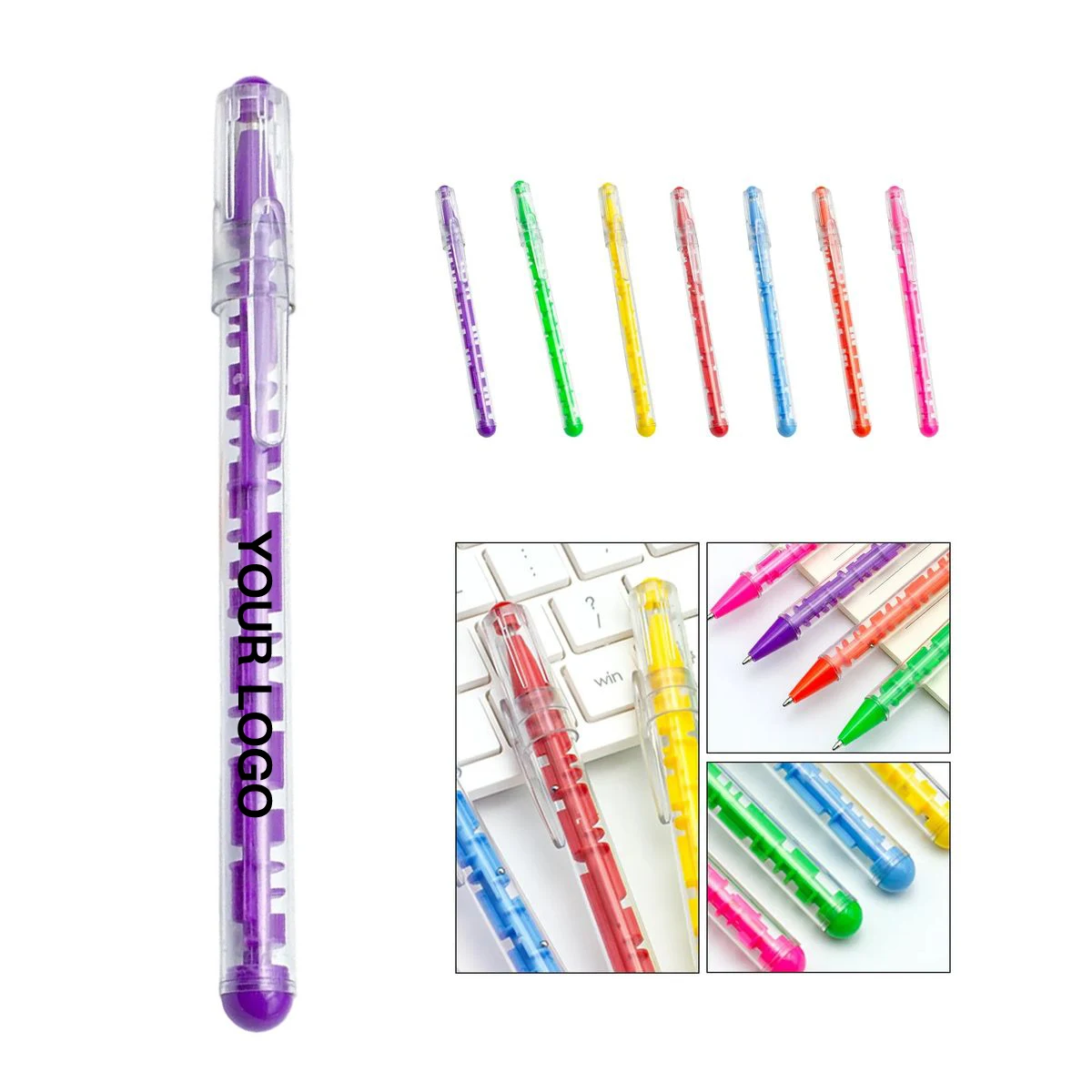 ABS Plastic Transparent Maze Game Pen 1