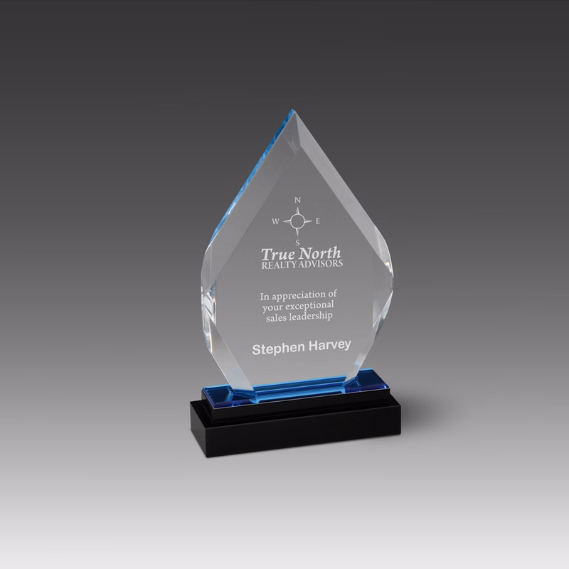 CrystalAcrylic Fusion Diamond Facet Award (5"x6-1/8"x1")