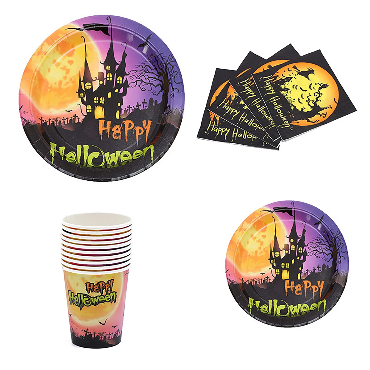 Dispoable Party Dinnerware Set 1