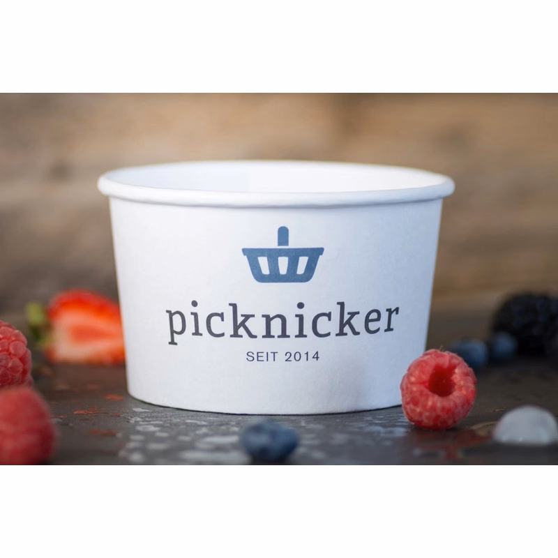12 Oz. Ice Cream Cup w/ Full Color/ Coverage Print