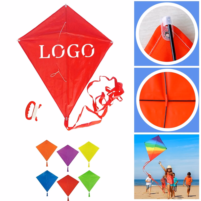 Diamond-shaped polyester disassembling kite