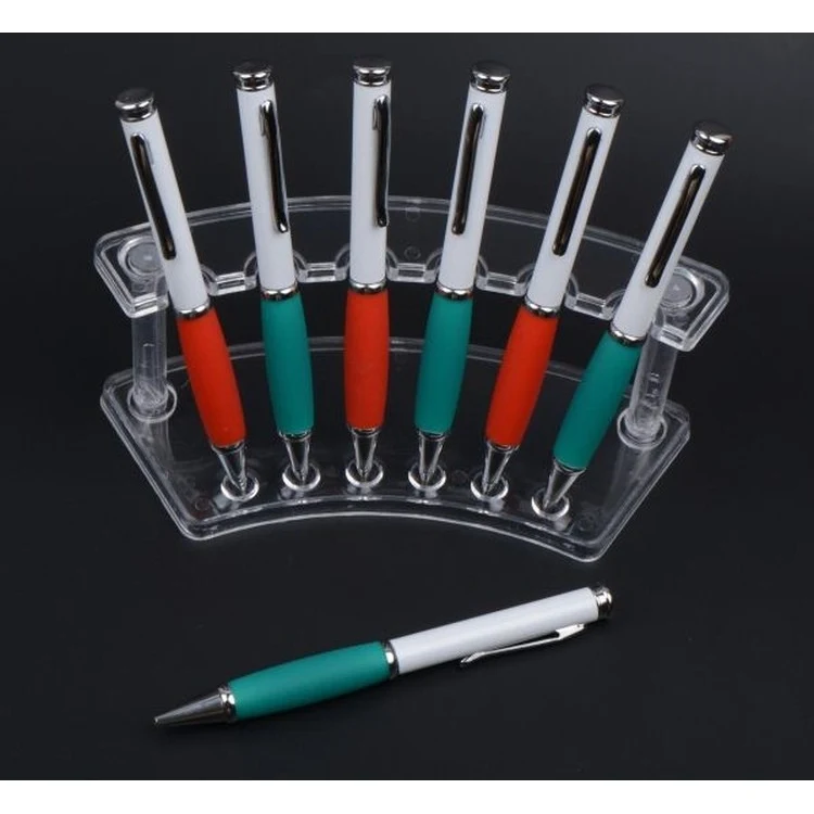 Hefty Stylus Metal Ballpoint with Colored Rubber Grip 1