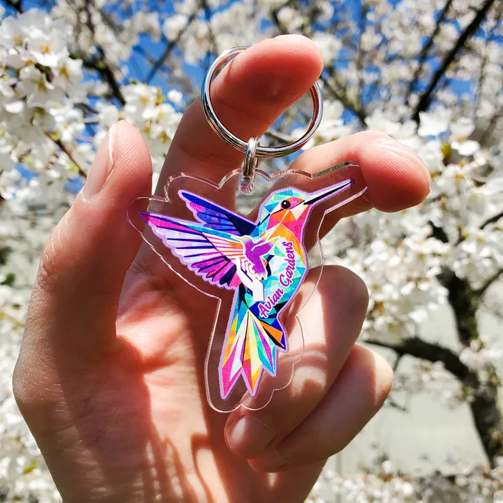 1/8" Custom Ultra Vivid Color Keychain 1