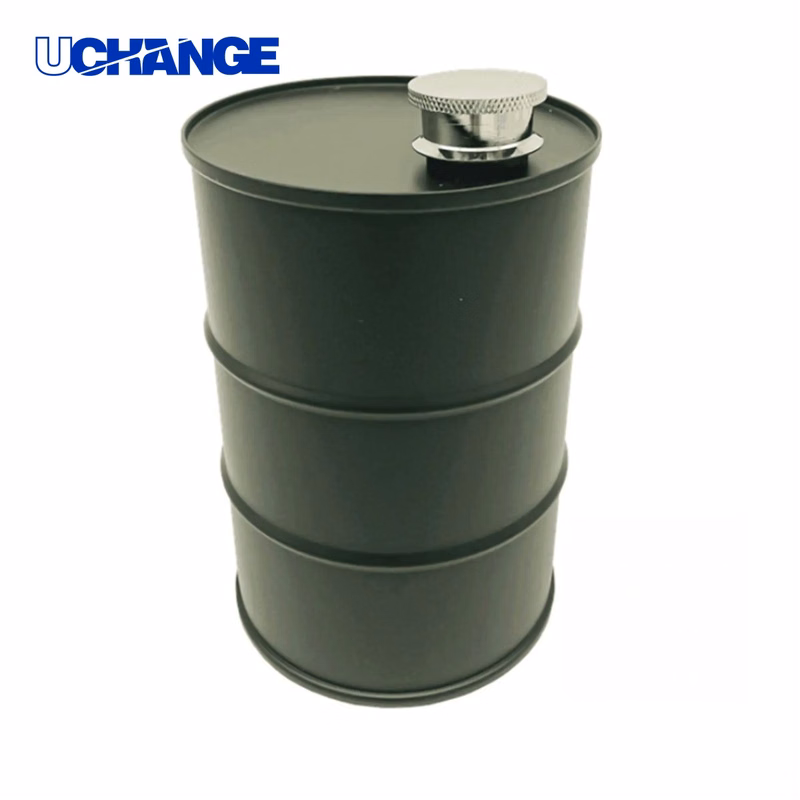 Hip Flask Oil Drum Container (25oz)