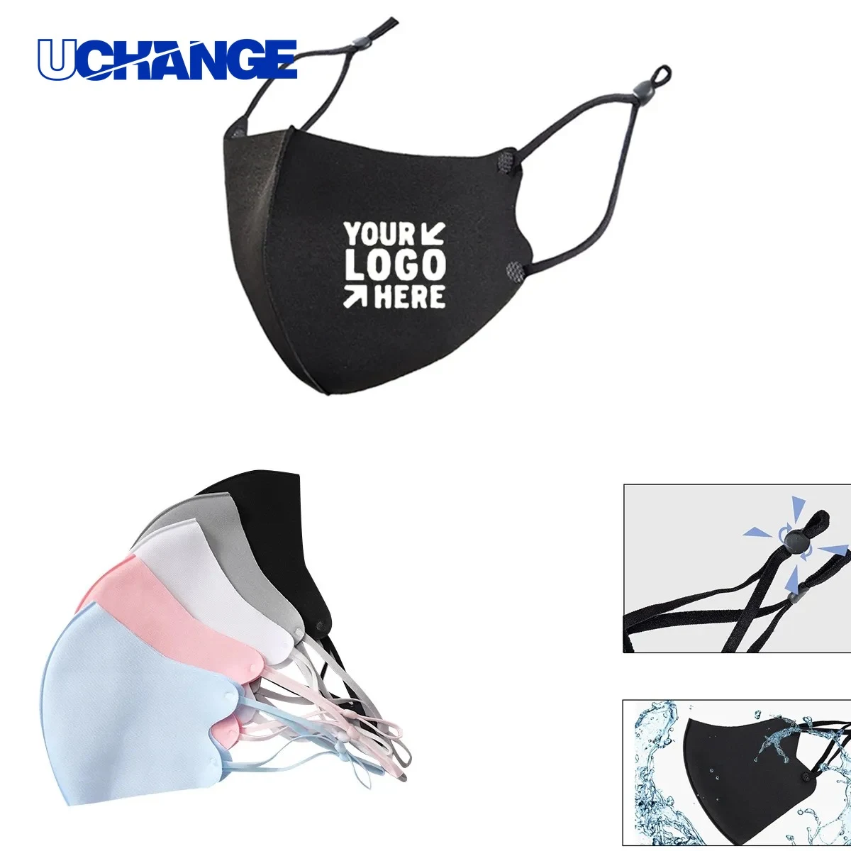 Washable Ice Silk Face Mask Cover for Summer 1