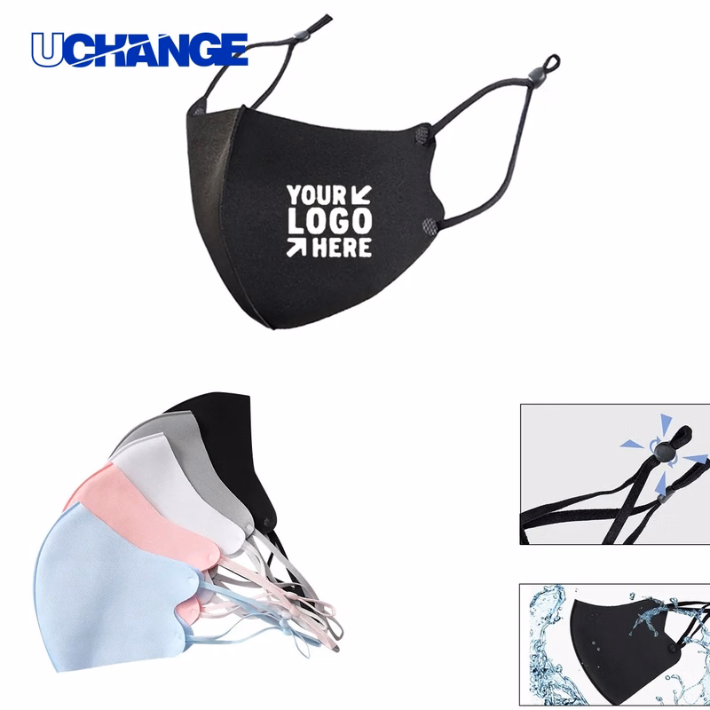 Washable Ice Silk Face Mask Cover for Summer