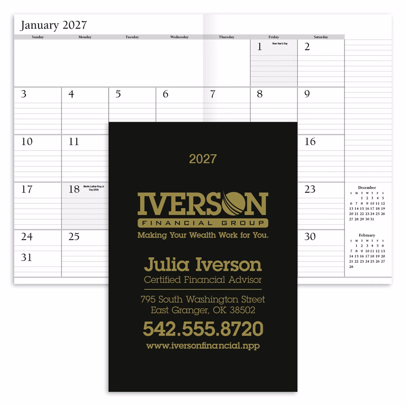 HotLine® Products Leatherette Planner