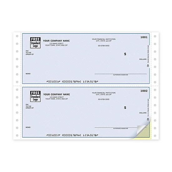 Multipurpose continuous check without lines 1
