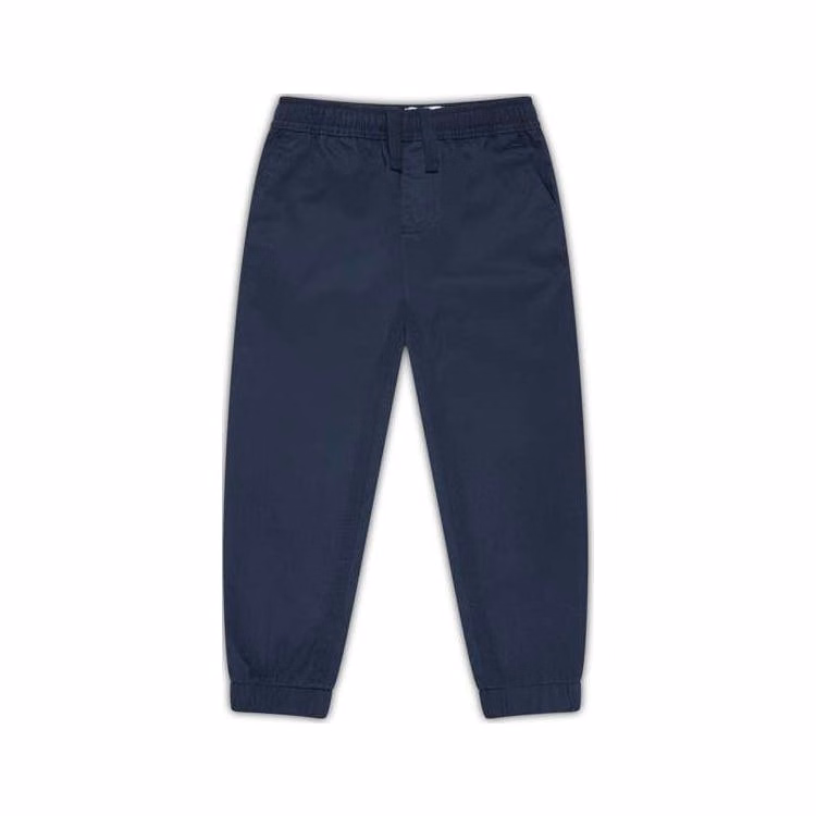 Unisex Twill Jogger Pants - Size 6 Navy