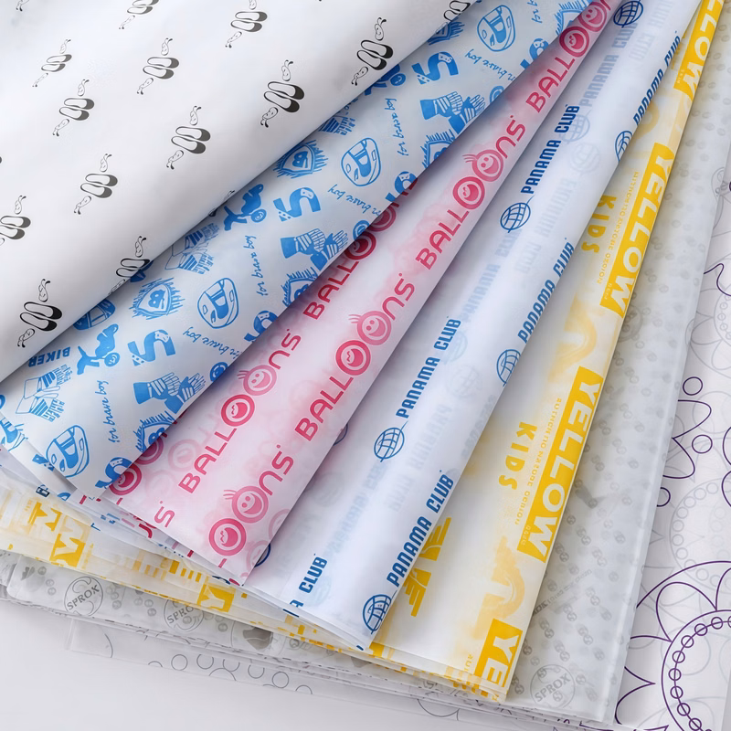 Custom Greaseproof Wax Food Wrapping Paper