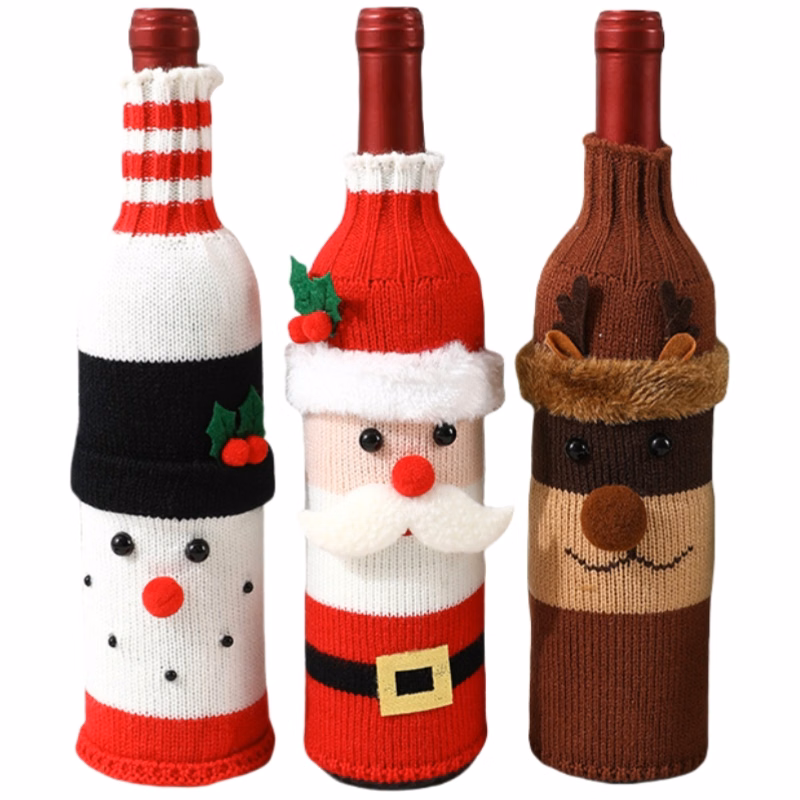 Christmas Wine Bottle Cover