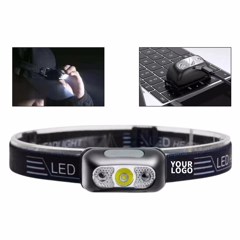 Full Color Headlamp 2.24" x 1.5" Adjustable Strap