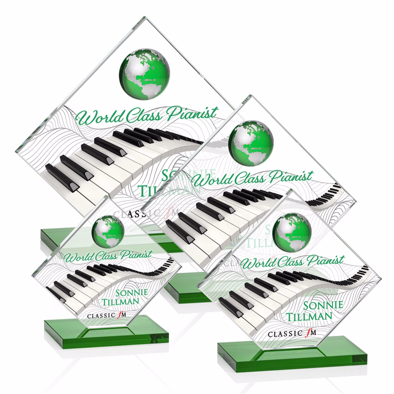 Ferrand VividPrint™ Award - Green/Silver
