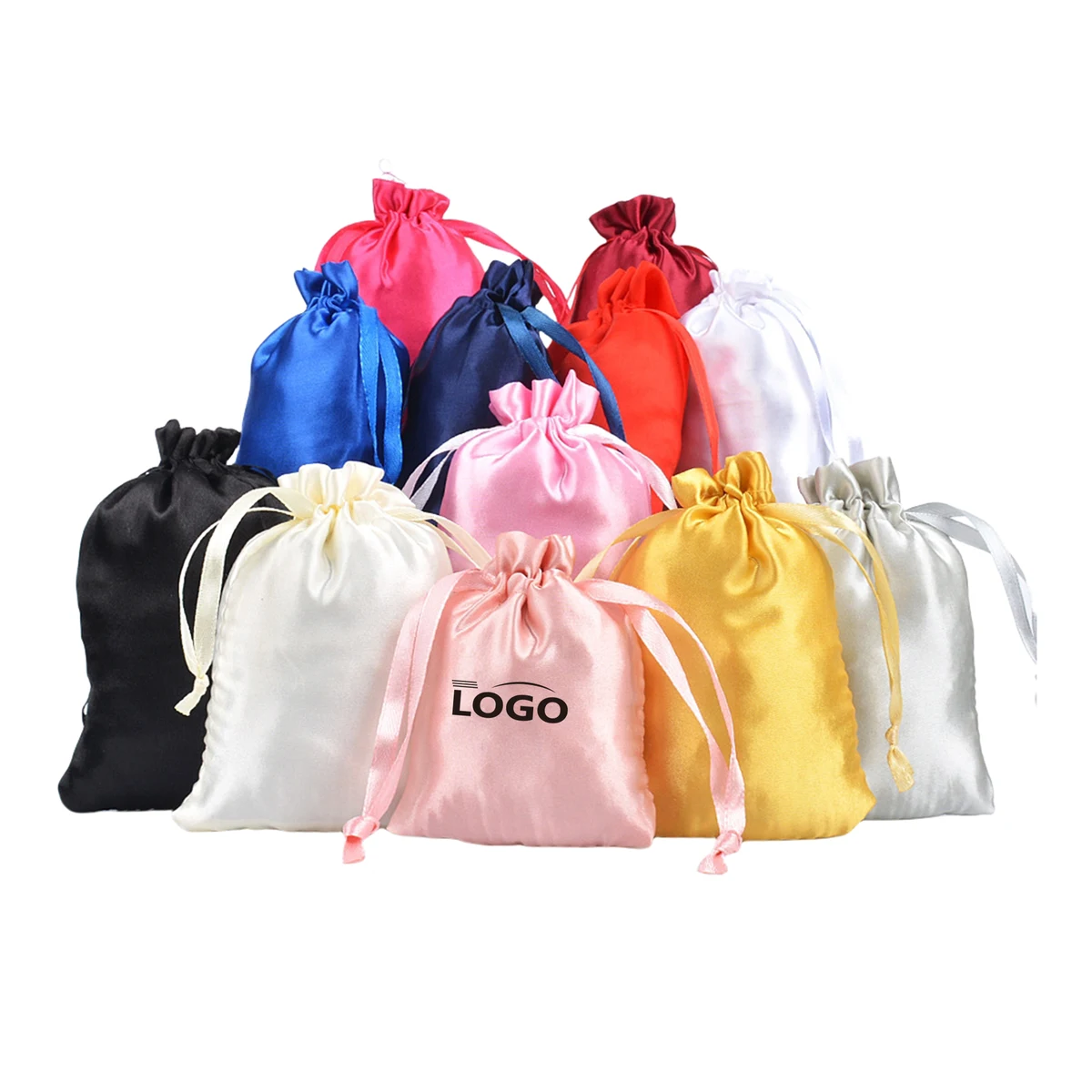 Satin Drawstring Jewelry Pouch 1