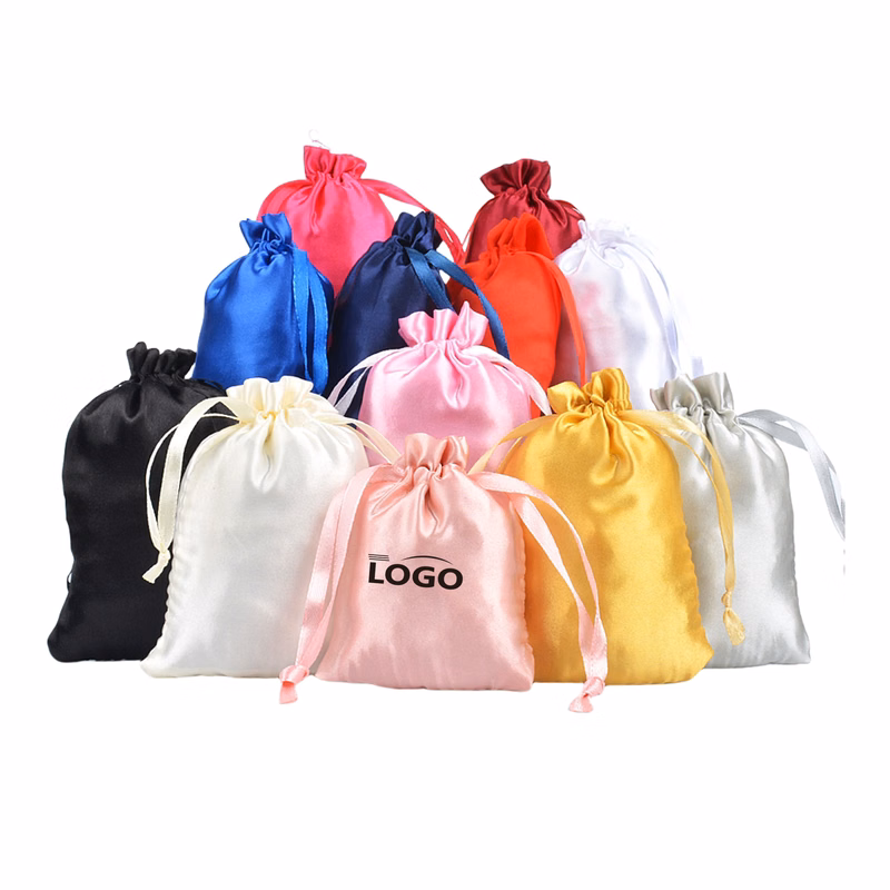 Satin Drawstring Jewelry Pouch