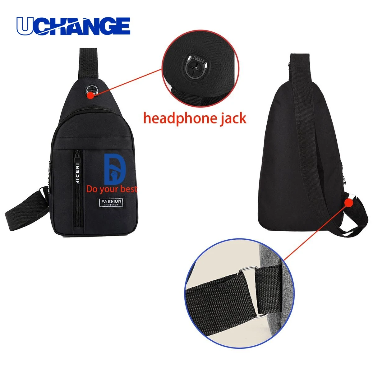 Crossbody Waterproof Backpack 1