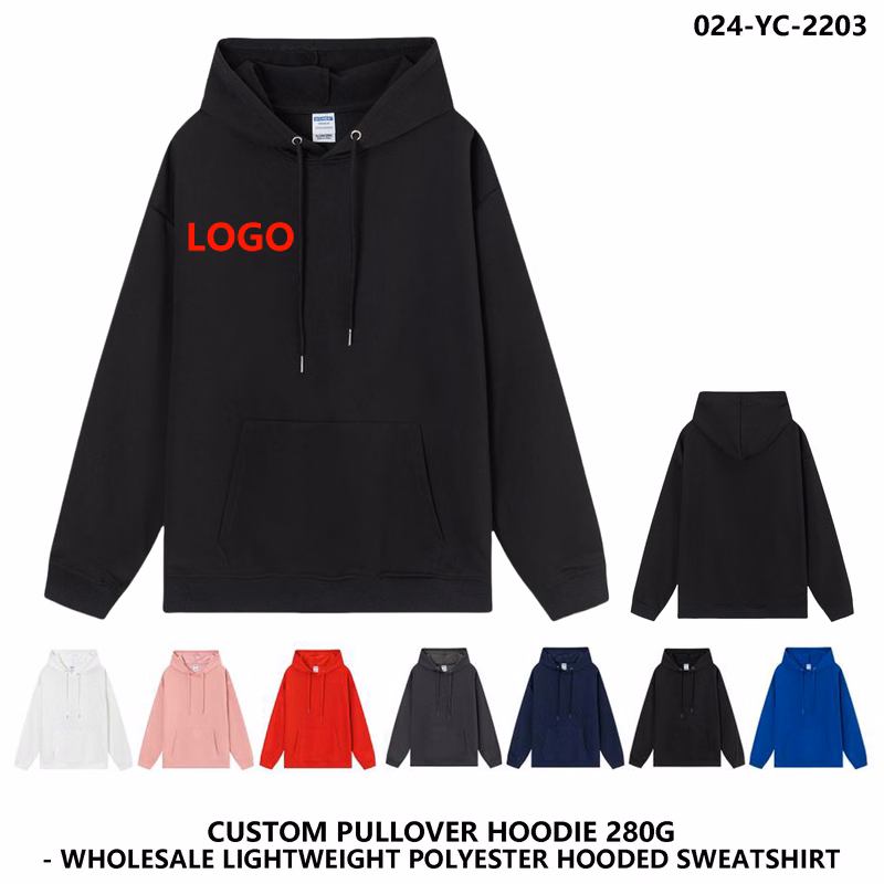 Unisex Custom Logo Lightweight Hoodie ?C Drop Shoulder Design