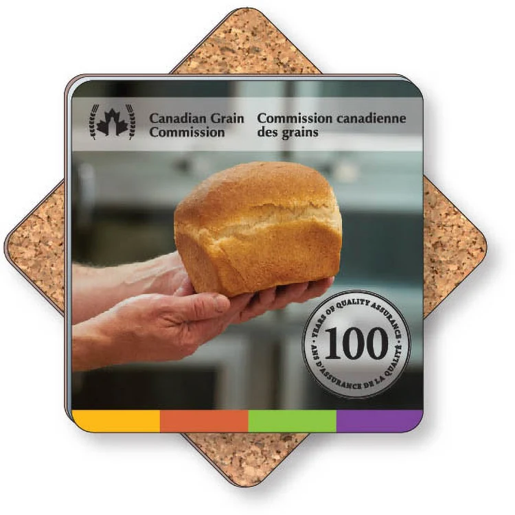 Premium Coasters .100 Gloss Copolyester Top & 1/16" cork base (3.5" x 3.5") Square Full Colour 1