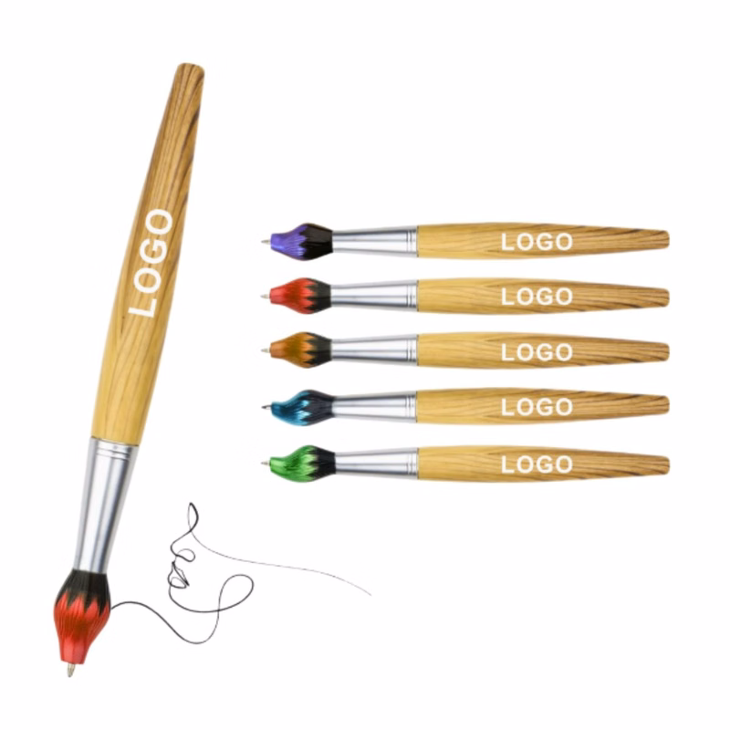 Ballpoint Pen In The Shape Of A Writing Brush