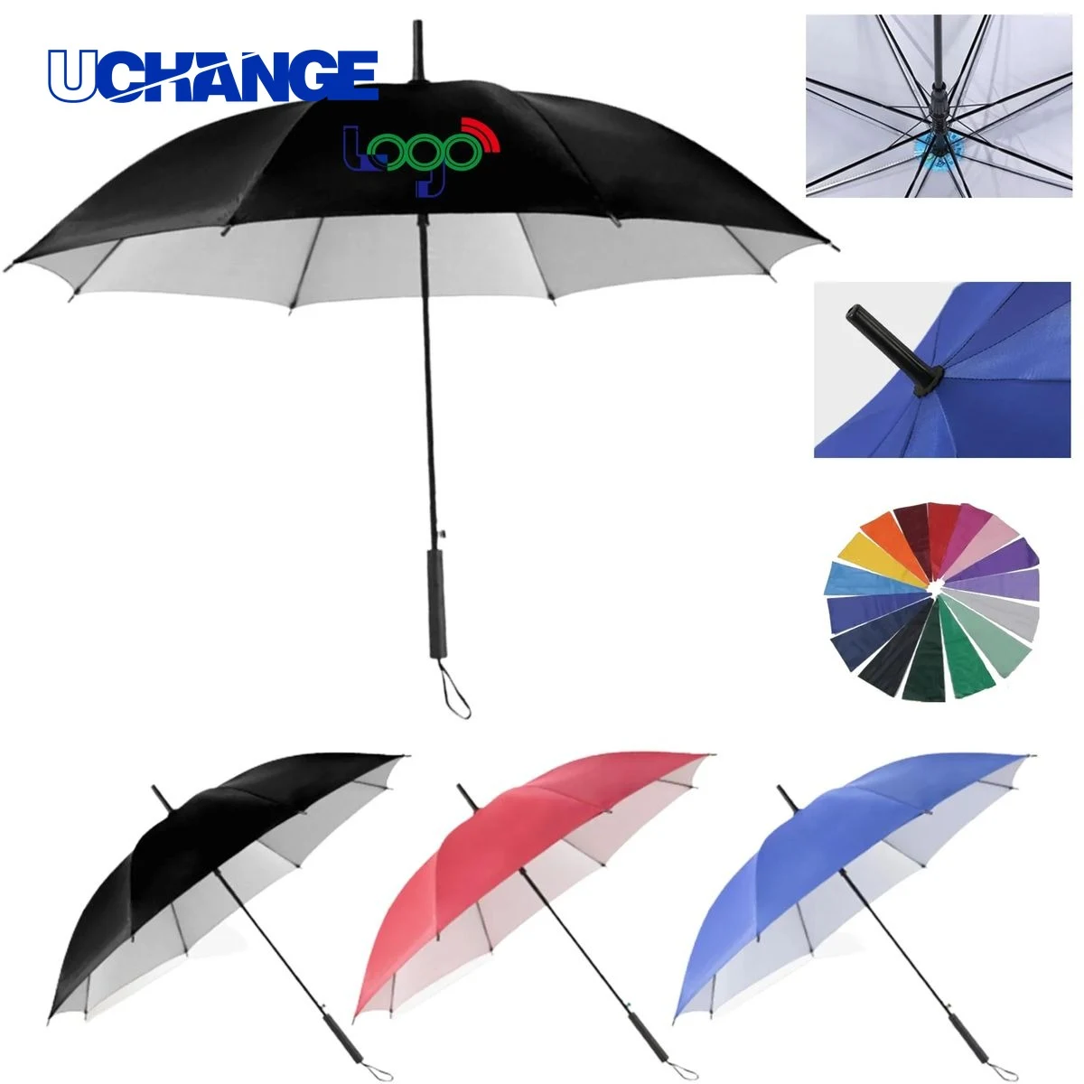 39 Inch Diameter Golf Umbrella for Sports 1