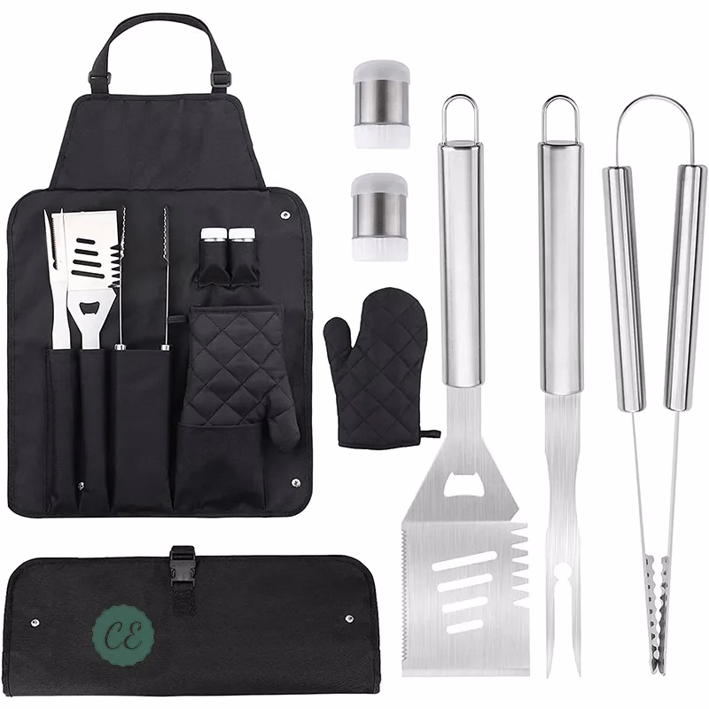 7-PCS BBQ Tools Set with Apron