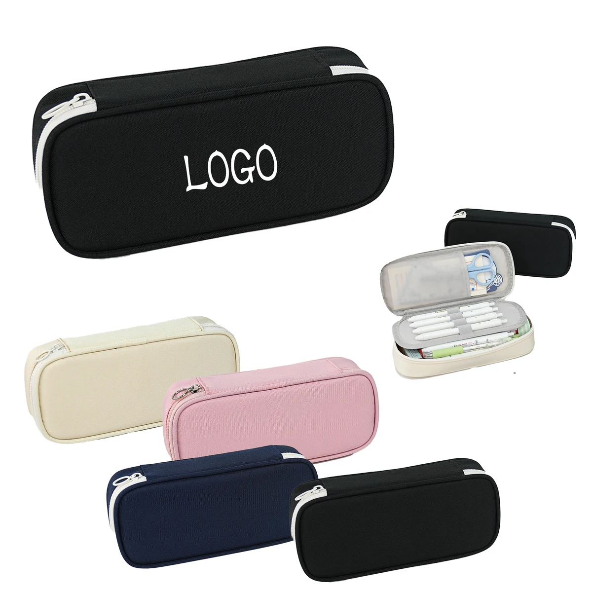 Large Capacity Oxford Cloth Pencil Case 1