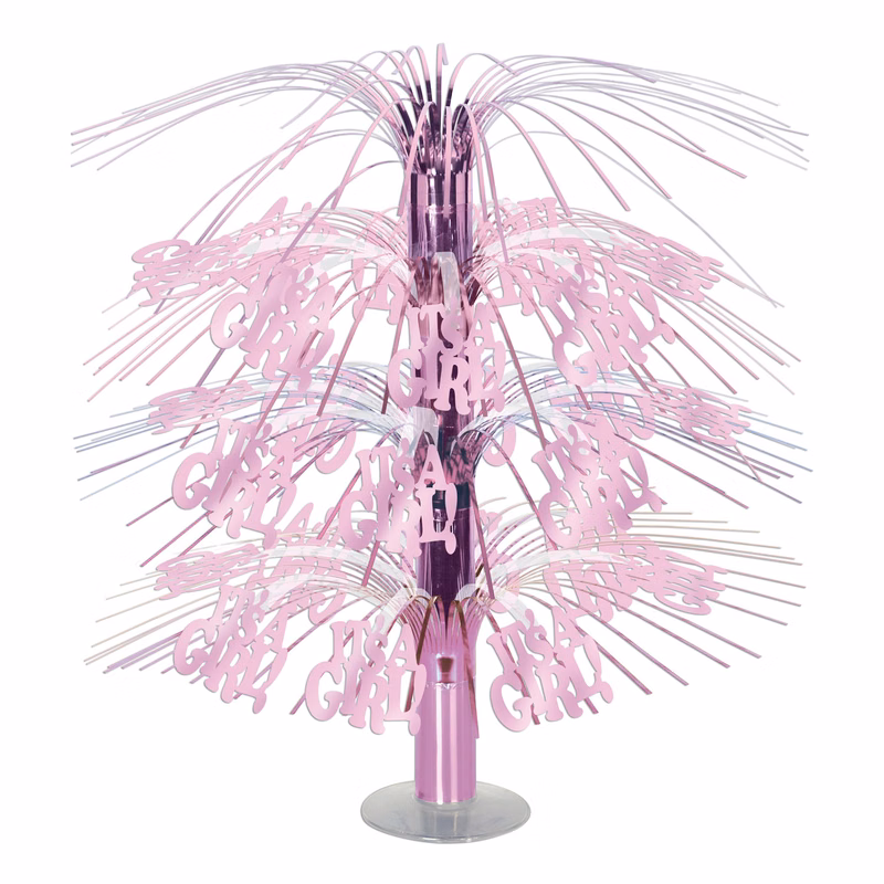 Its A Girl Cascade Centerpiece