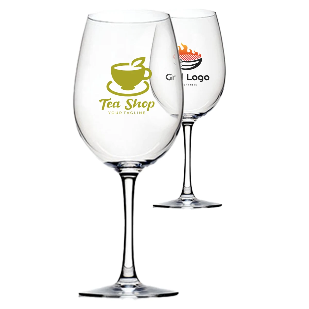 25 oz. Clear Tulip Shape Glasses 1